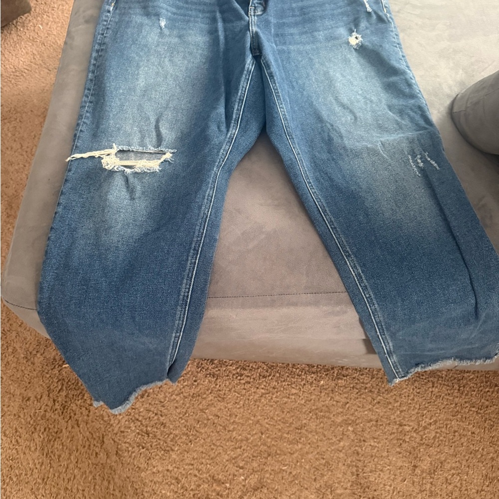 Lane Bryant Distressed Boyfriend Jeans